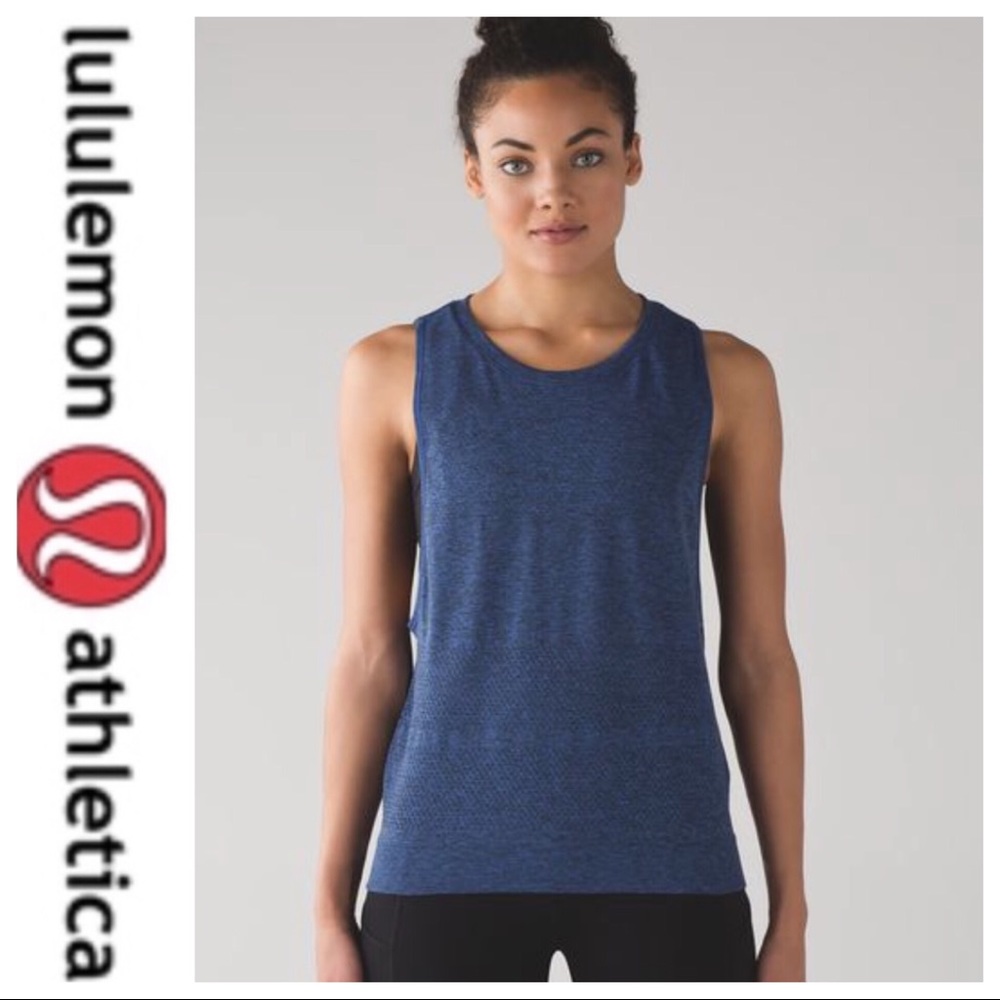 💕SALE💕 Lululemon Blue Muscle Tank Top